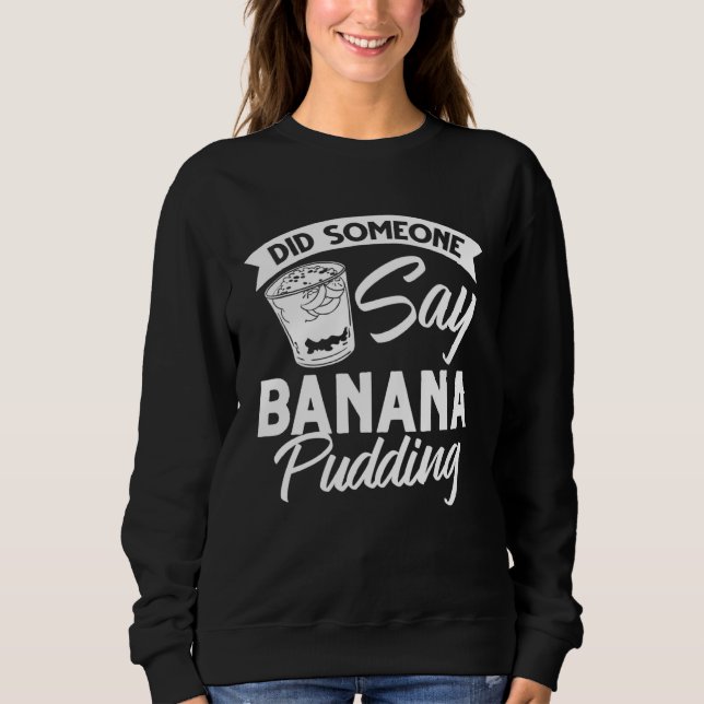 Banana pudding banana recipe ice cream t shirt (Framsida)