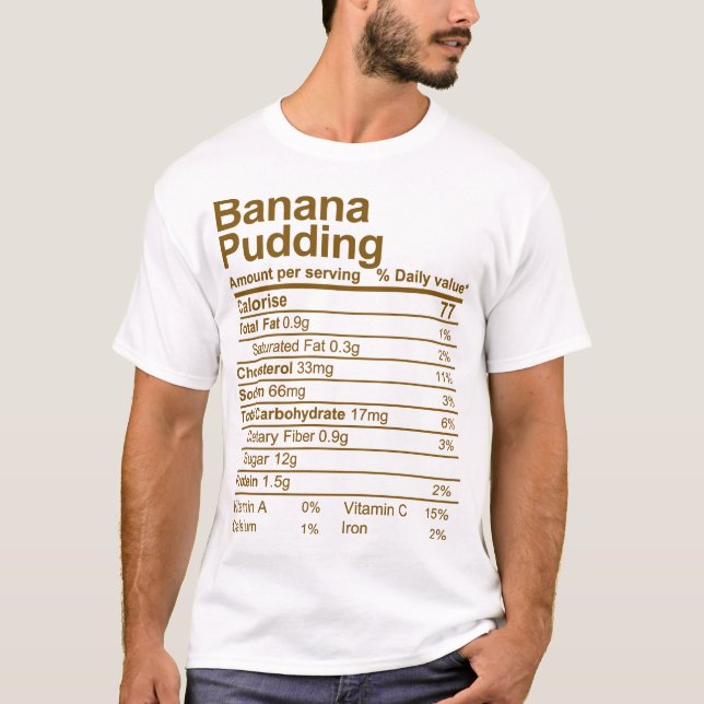Banana Pudding T Shirt (Framsida)