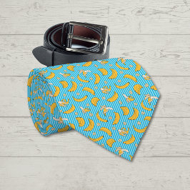 Banana Rand Vector Mönster | Turkos Blue Slips