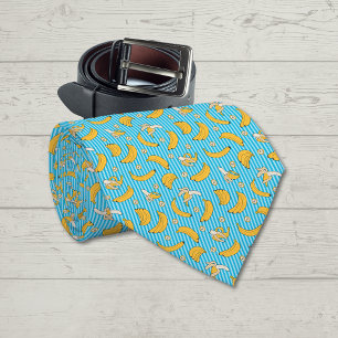 Banana Rand Vector Mönster Turkos Blue Slips