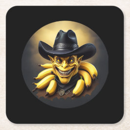 Banana Republic Troll Cowboy Underlägg Papper Kvadrat