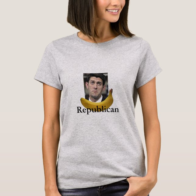 Banana Republican Paul Ryan T-Shirt (Framsida)