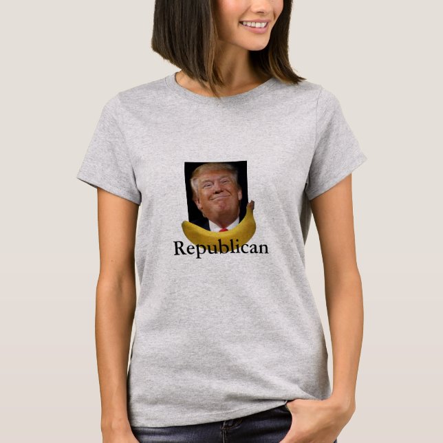 Banana Republican Trump T-Shirt (Framsida)