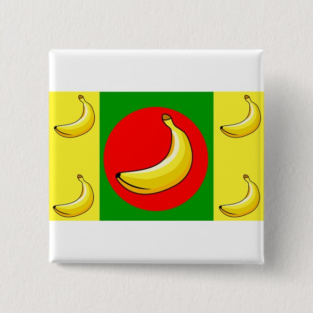 Banana Republik Flagga Knapp (Framsida)