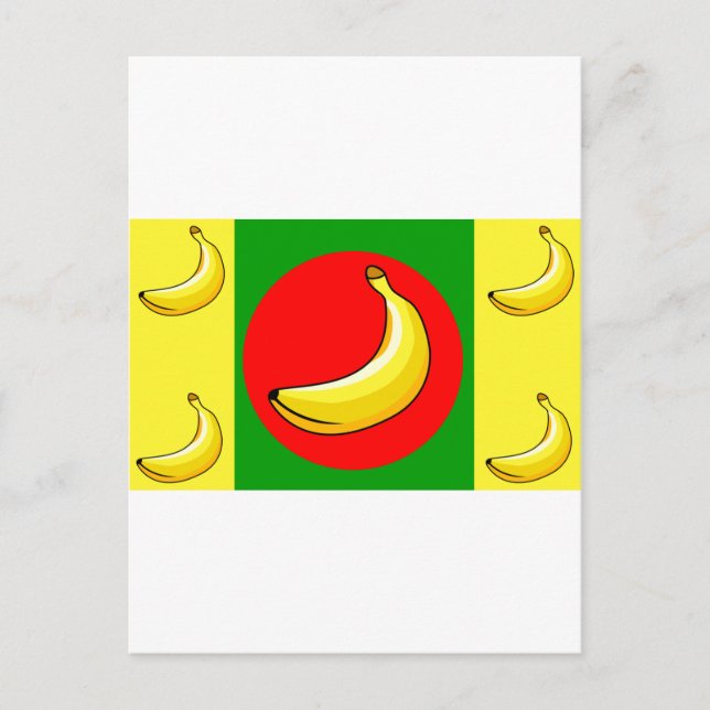 Banana Republiken Flagga Vykort (Framsida)
