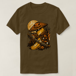 Banana Ronin Halloween Night — Kuslig Krigare Retr T Shirt