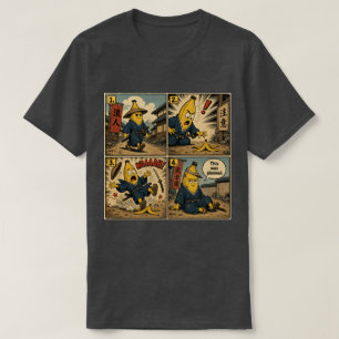 Banana Ronin Slip — Rolig Bushido-seriestripp T Shirt