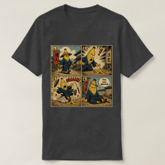 Banana Ronin Slip — Rolig Bushido-seriestripp T Shirt