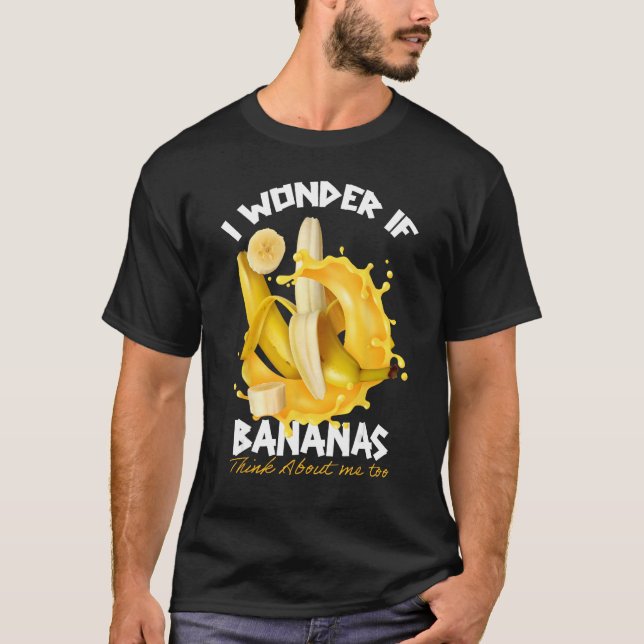 Banana Saying Apparel Bananas  Pun T Shirt (Framsida)