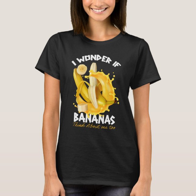 Banana Saying Apparel Bananas  Pun T Shirt (Framsida)