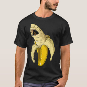 Banana Shark Banana ThMeed Party Shark Théed Part  T Shirt