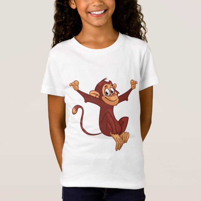 Banana Shenanigans: Superskojet Monkey Antics T Shirt (Framsida)