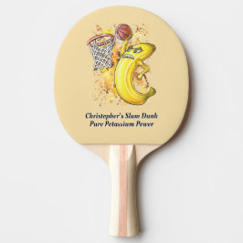 Banana Slam dunk Energizing Fruit Power Design Pingisracket