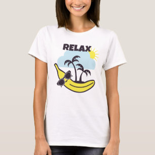 Banana slappna av t shirt
