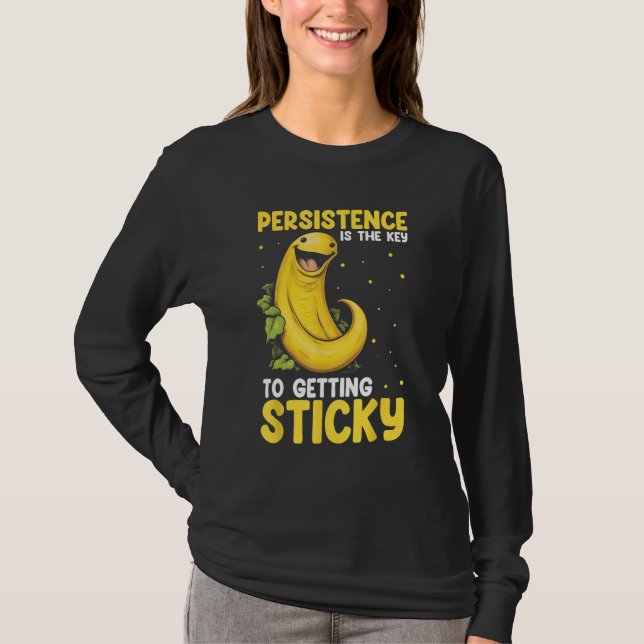 Banana Slug Catcher Quote for Snail Catcher 8 T Shirt (Framsida)