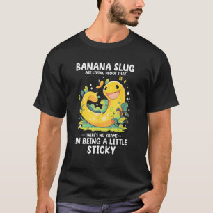 Banana Slug-citat för Banana Snigel och Snigel Cat T Shirt