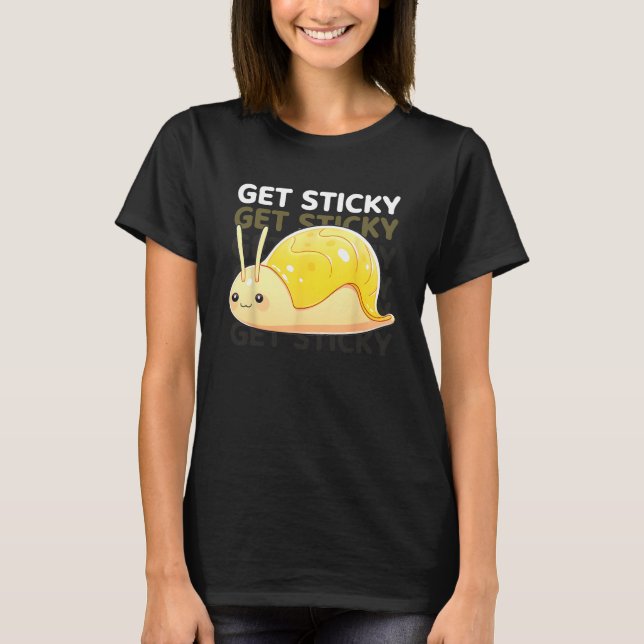 Banana Slug Collecting Quote for Slug Science 11 T Shirt (Framsida)