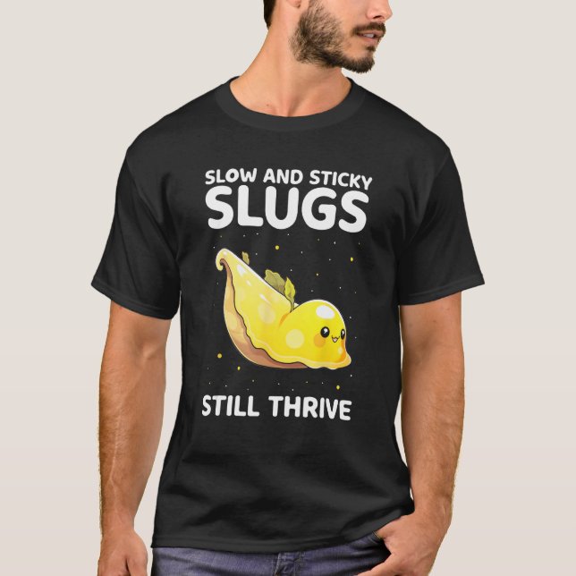 Banana Slug Collecting Quote for Slug Science 12 T Shirt (Framsida)