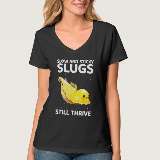 Banana Slug Collecting Quote for Slug Science 12 T Shirt (Framsida)