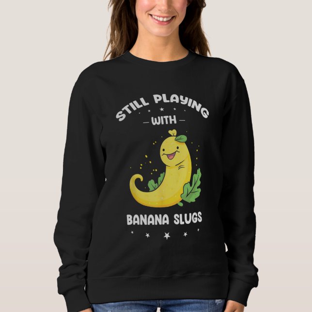 Banana Slug Collecting Quote for Slug Science 16 T Shirt (Framsida)