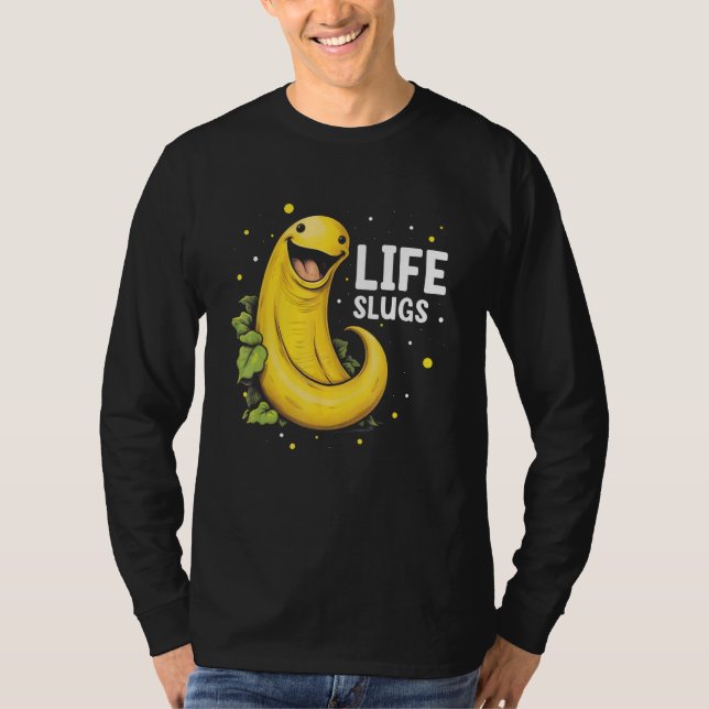Banana Slug Collecting Quote for Slug Science 18 T Shirt (Framsida)