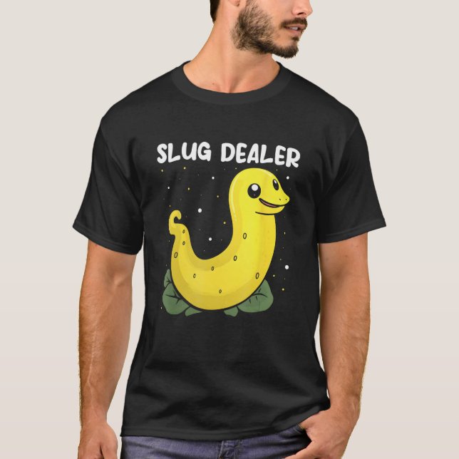 Banana Slug Collecting Quote for Slug Science 20 T Shirt (Framsida)