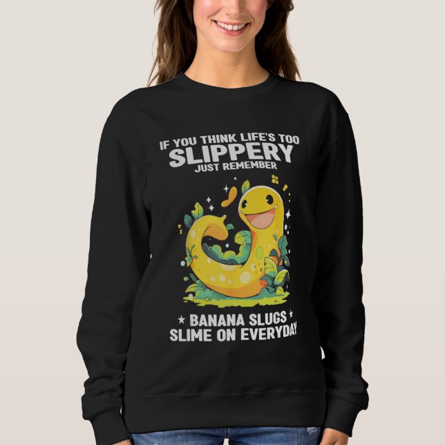Banana Slug Collecting Quote for Slug Science 21 T Shirt (Framsida)