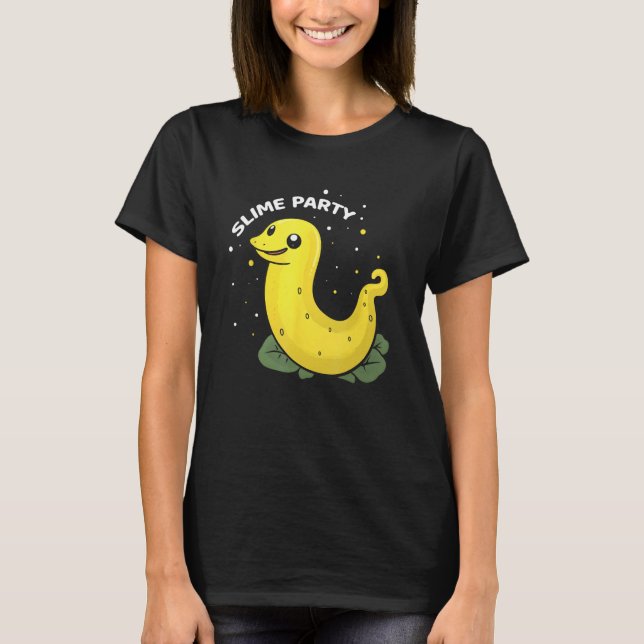 Banana Slug Collecting Quote for Slug Science 8 T Shirt (Framsida)