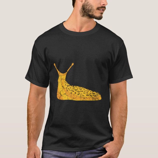 Banana Slug€"Exotic Slug Ecosystem Zoology T Shirt (Framsida)