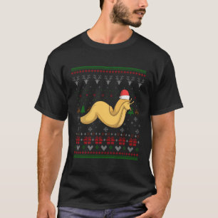 Banana Slug Jultomten Ugly Mönster T Shirt