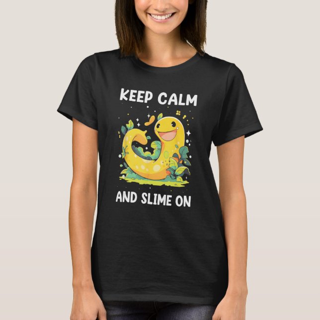 Banana Slug Quote for Banana Snail and Snail Catch T Shirt (Framsida)