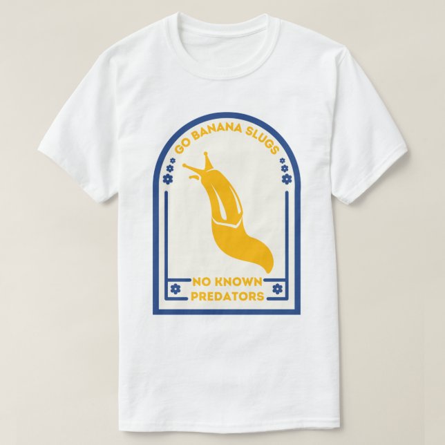 Banana Slug Santa Cruz College T Shirt (Design framsida)