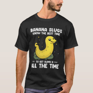 Banana Slug som samlar in offert för Slug Science T Shirt