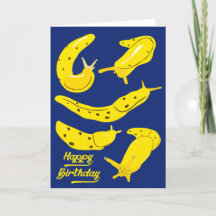 Banana Slugs Gult och Royal Blue Birthday