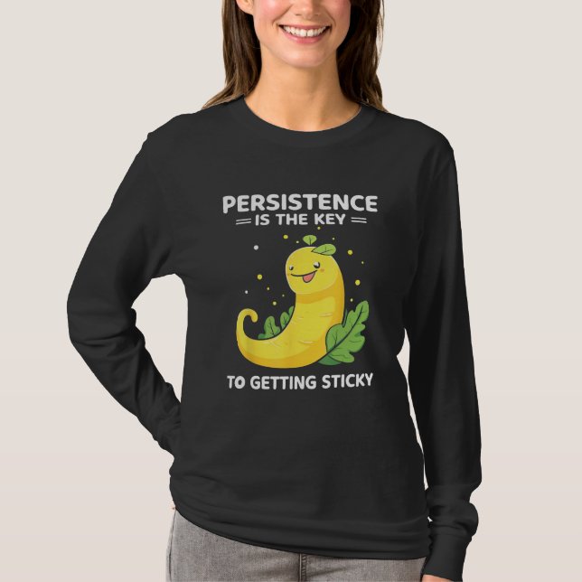 Banana Snail Catcher Quote for Banana Slug 6 T Shirt (Framsida)