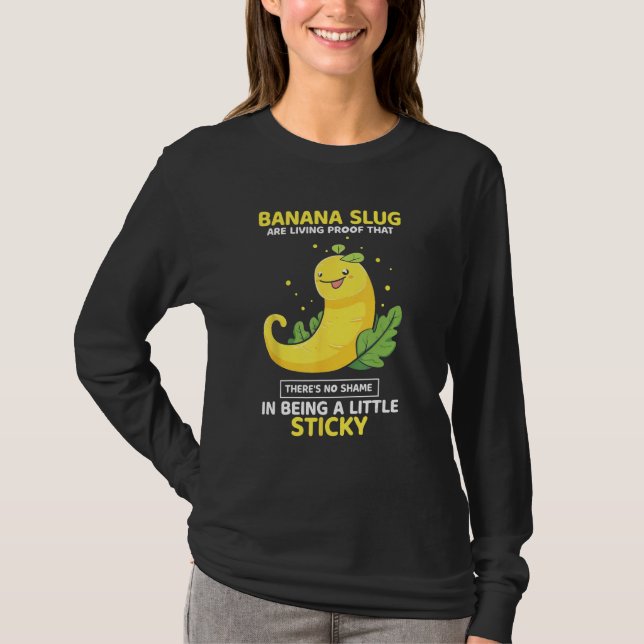 Banana Snail Collecting Quote for Snail Catcher 6 T Shirt (Framsida)