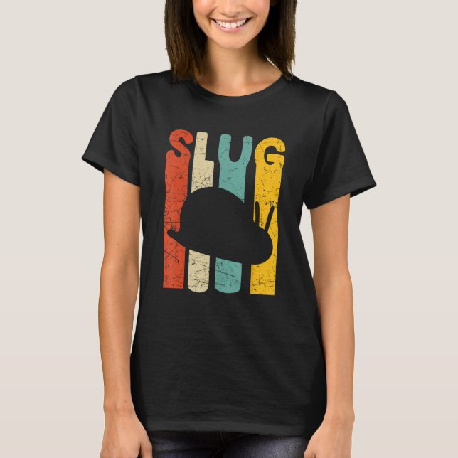 Banana Snail Quote for Snail Catcher and Snail Cat T Shirt (Framsida)