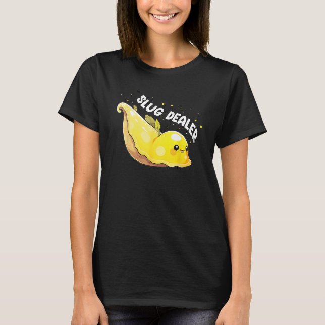 Banana Snail Quote for Snail Catcher and Snail Cat T Shirt (Framsida)