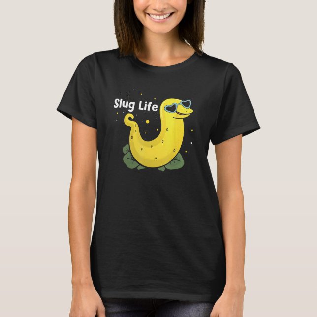 Banana Snigel som samlar in en offert för Snigel C T Shirt (Framsida)