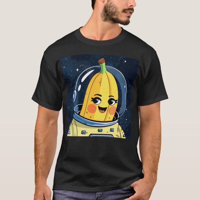 Banana Space Explorer T Shirt (Framsida)