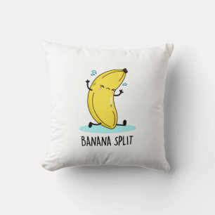 Banana Split Funny Dancing Banana Pun Kudde