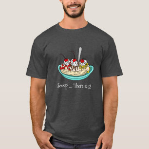 Banana Split Ice Cream Pun T Shirt