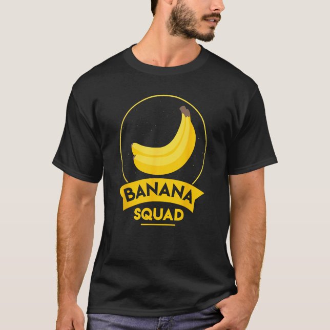 Banana Squad Funny Dabbing Banana T Shirt (Framsida)