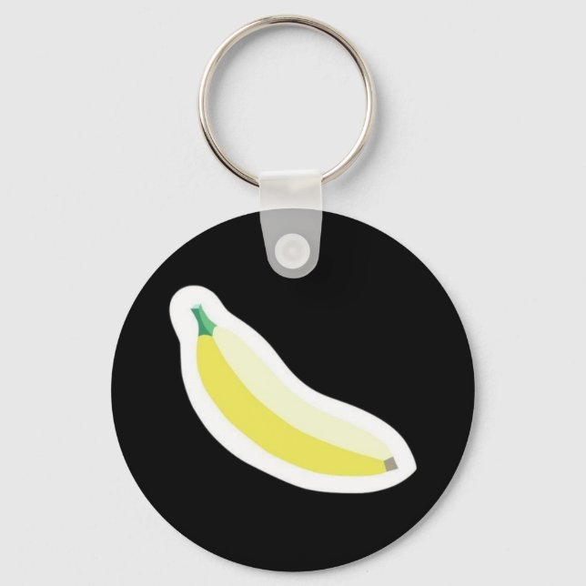Banana Sticker = Psykologisk validering Nyckelring (Framsida)