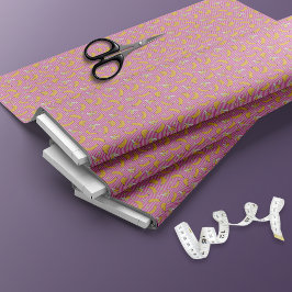 Banana Stripe Vektor Mönster | Magenta Tyg