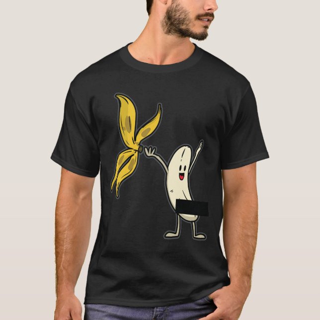 Banana Striptease T Shirt (Framsida)