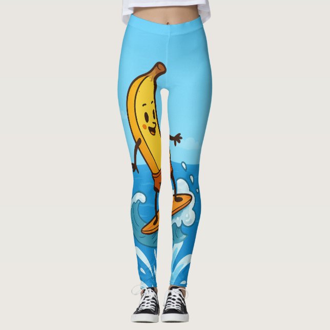 Banana Surfer Leggings (Framsida)