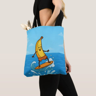 Banana Surfer Tygkasse
