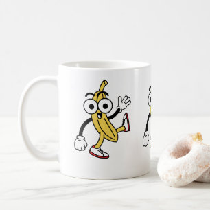 Banana Tecknad Kaffemugg