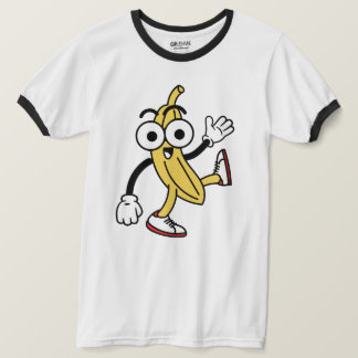 Banana Tecknad T Shirt